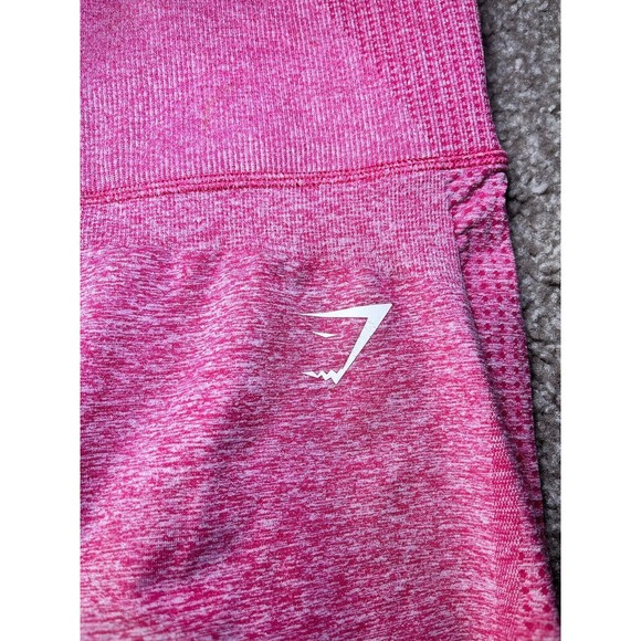 Gymshark High Rise Vital Boost Scrunched Butt Legging in Dark Sunset Pink Size S - Picture 3 of 8